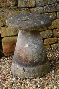An 18th century stone staddlestone