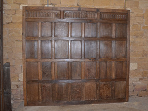 A single 18th century oak panel