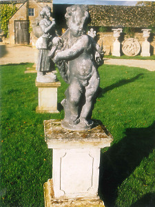 A late 17th/early 18th Century lead figure depicting Spring