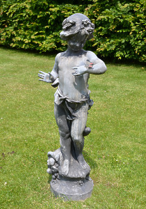 An early 20th century lead figure of the ‘Butterfly Girl’