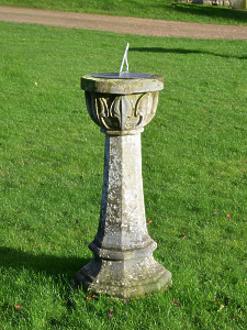 A Portland stone sundial