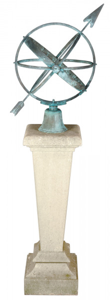 The Inverted Sundial Pedestal with Zenith Armillary Sphere