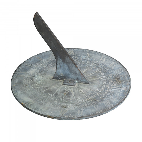 The Equinox Sundial Pedestal with Thomas Wright Dial Plate