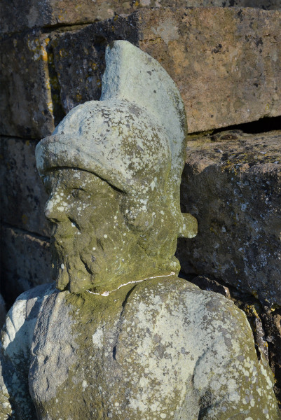 An 18th century Alnwick Castle 'Battlement Figure' Carved by James Johnson of Stamfordham, circa 1750 – 1770