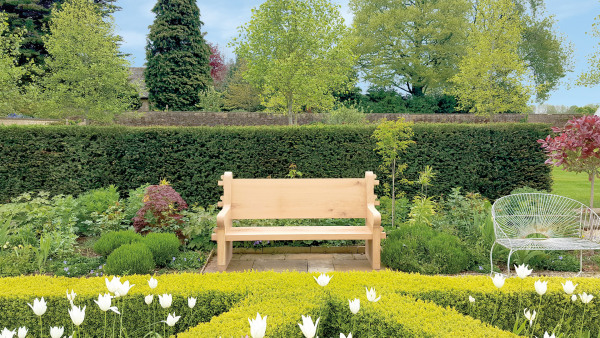 The Quercus Robur High Back Garden Seat
