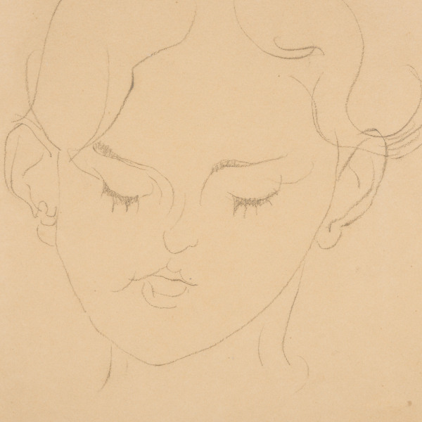 'Head of a Girl, Anna Wolmark' Henri Gaudier-Brzeska 1891–1915