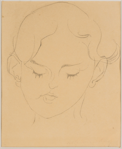 'Head of a Girl, Anna Wolmark' Henri Gaudier-Brzeska 1891–1915