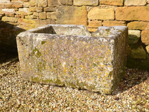 An 18th century stone trough