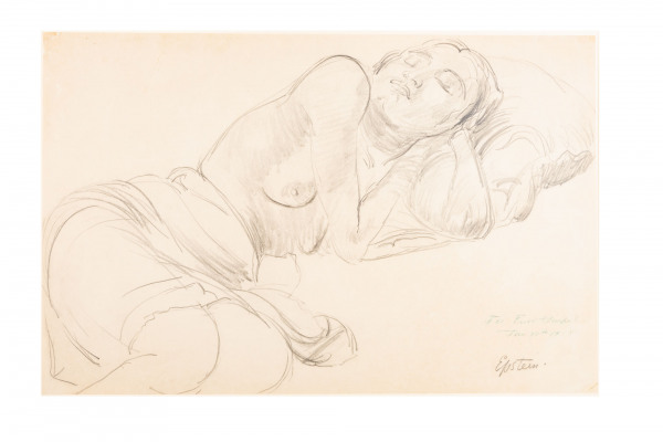 'Sunita (Amira Peerbhoy) Asleep' Sir Jacob Epstein 1880 - 1959