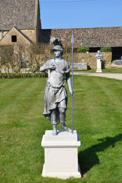 A fine lead figure of the Goddess Minerva by John Cheere (1709 -1787) 