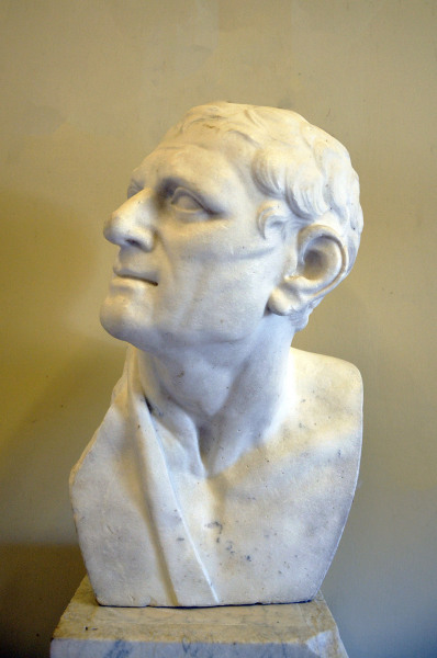A marble bust of Lysimachus