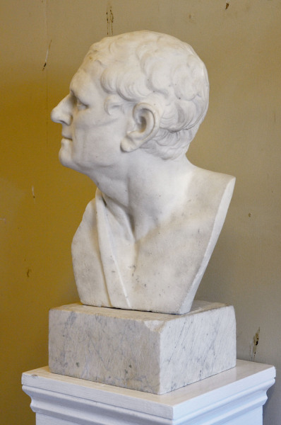 A marble bust of Lysimachus