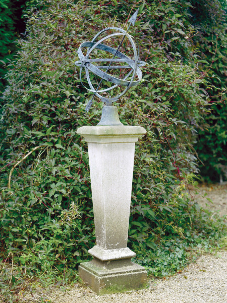 The Inverted Sundial Pedestal with Zenith Armillary Sphere
