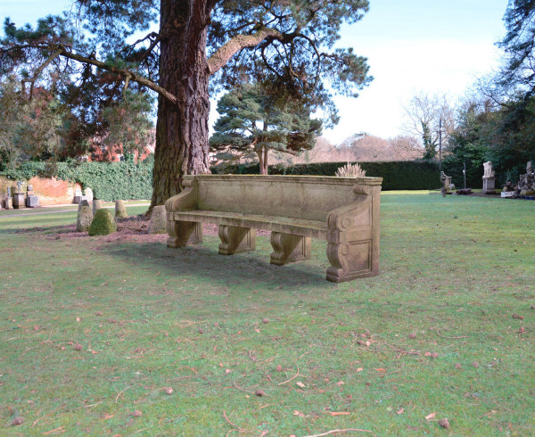 The Large Curved Neo-Classical Garden Seat