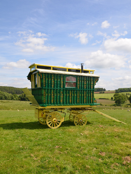 A fully restored Burton Wagon