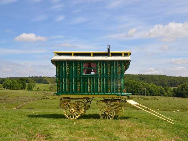 A fully restored Burton Wagon