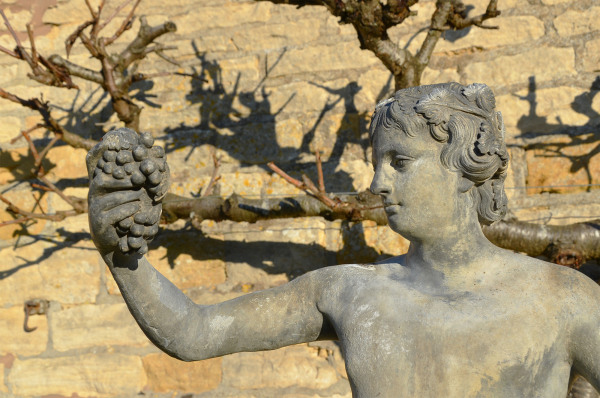 An 18th Century Lead figure of Bacchus