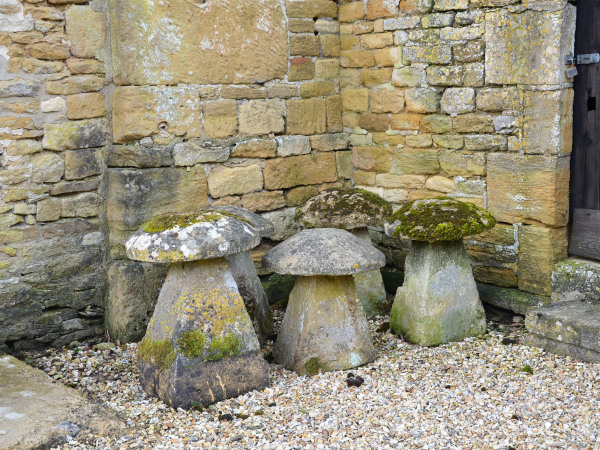 An 18th century stone staddlestone