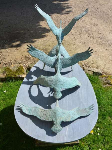 ‘Flying Swans’ By David Wynne OBE (1926 – 2014)