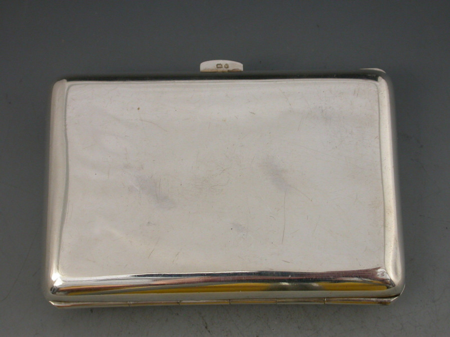 GERMANUS Cigarette Case for Unfiltered Cigarettes - Silvery Venetia